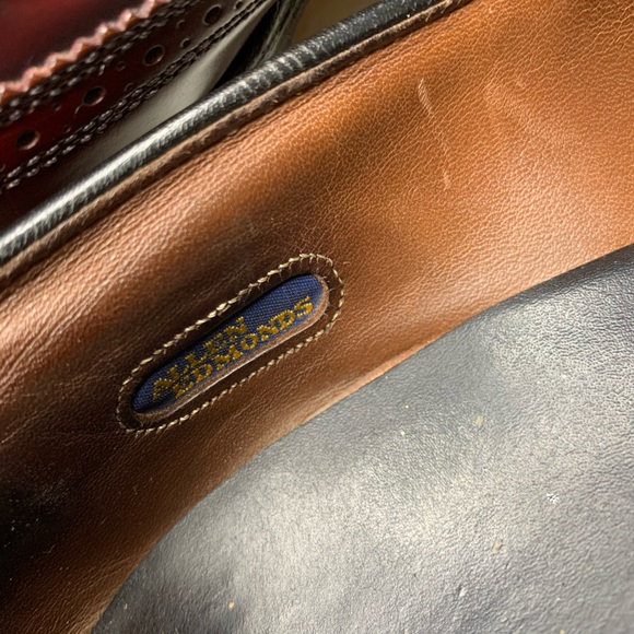 Allen Edmonds Brown Leather Wingtip Tassel Loafer - Picture 7 of 12